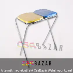 Fémvázas szelektív szemetes kuka két részes