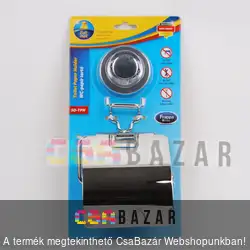 Fúrásmentes wc papír tartó krómozott