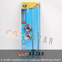 Fúrásmentes fali törölközőtartó krómozott