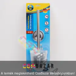 Fúrásmentes fali wc kefe tartóval krómozott