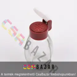 Rugós üveg sószóró