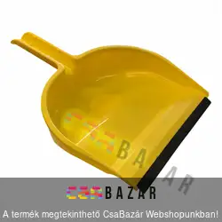 Színes szemétlapát gumiéllel nyélre pattintható