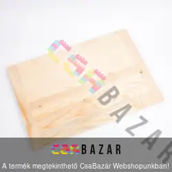 Fa nyújtódeszka gyúródeszka 45 x 29 cm