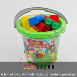 Maxi Blocks vödrös építőjáték 24db