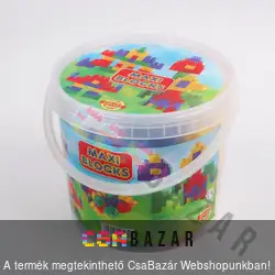 Maxi Blocks nagy vödrös építőjáték 32db