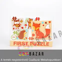 Első kirakós játékom - Az erdő állatai