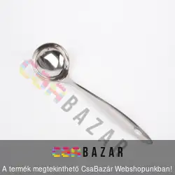 Merőkanál rozsdamentes acélból 28 cm
