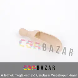 Fa fűszerkanál 10 cm