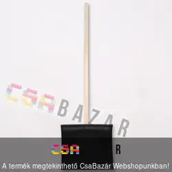 Hólapát műanyag fekete 40 cm nyelezve