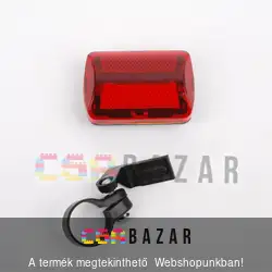 Kerékpár villogó lámpa piros