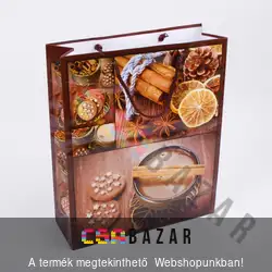 Karácsonyi ajándéktasak óriás 32x39 cm