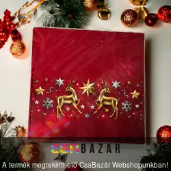 Karácsonyi szalvéta 2 rétegű 20 db-os