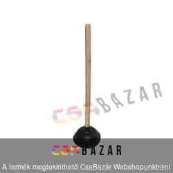 Wc pumpa hosszú fa nyéllel