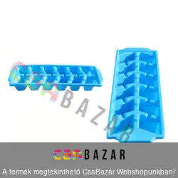 Műanyag jégkocka készítő
