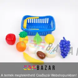 Mini gyümölcs kosár 11 db-os