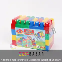 Maxi Blocks fóliás építőjáték 60db