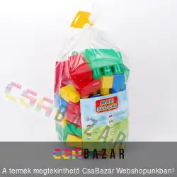 Maxi Blocks zsákos építőjáték 56db