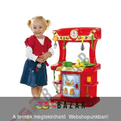 Játékkonyha 21darabos 76cm magas