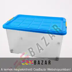 Gurulós tárolódoboz 60x40 cm 55L