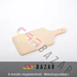 Nyeles fa vágódeszka 24x10 cm