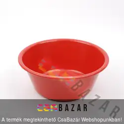 Mosdótál, kerek tál 6 L