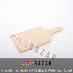 Nyeles fa vágódeszka 27x12 cm