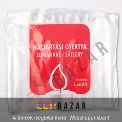 Háztartási, kegyeleti gyertya 1 dkg/db 20 db/cs