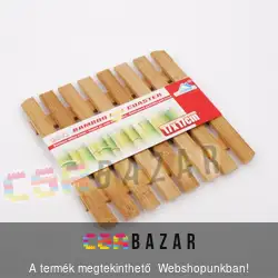 Bambusz edényalátét 17x17 cm