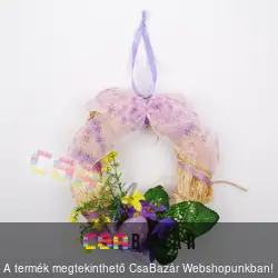 Húsvéti akasztós dísz tojással 17x16 cm