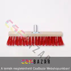 Ipari, kültéri fa testű betonseprű 40cm