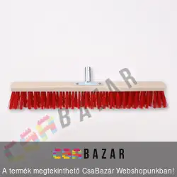 Ipari, kültéri fa testű betonseprű 60cm