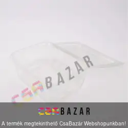 Eldobható ételtároló doboz felnyitható tetővel 2000 ml