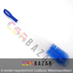 Kétszínű üvegmosó, palackmosó kefe 39 cm