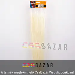 450x4,6mm fehér gyorskötöző, vezetékkötegelő