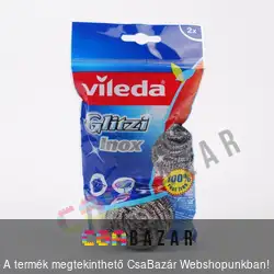 Vileda inox fémsúroló 2 db-os Glitzi