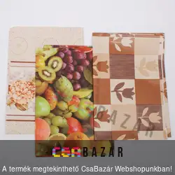 Kétoldalas PVC asztalterítő 100x140 cm