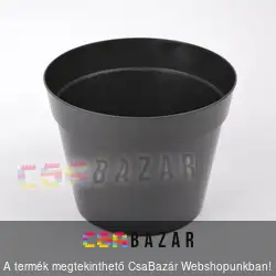 Szürke olcsó virágcserép 14cm