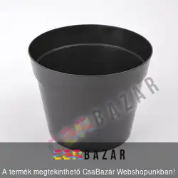 Szürke olcsó virágcserép 16cm