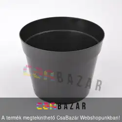 Szürke olcsó virágcserép 20cm