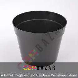 Szürke olcsó virágcserép 22cm