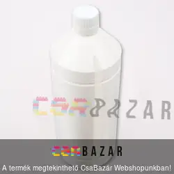Műanyag mércés flakon 1 L