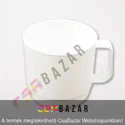 Műanyag bögre 0,3 L