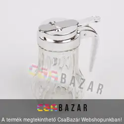 Üveg mézadagoló
