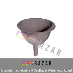 Műanyag tölcsér 10 cm