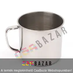 Fém bögre 7 dl, 10 cm