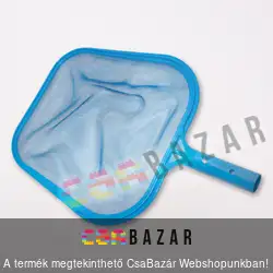 Medence leszedő, fölöző háló