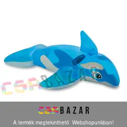 Delfin formájú felfújható állat kapaszkodóval 152cm x 114cm INTEX 58523