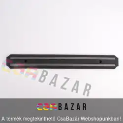 Mágneses fali evőeszköztartó 38 cm