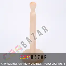 Asztali fa papírtörlőtartó