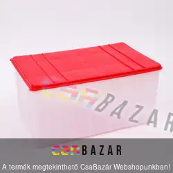 Tárolódoboz tetővel 6 L